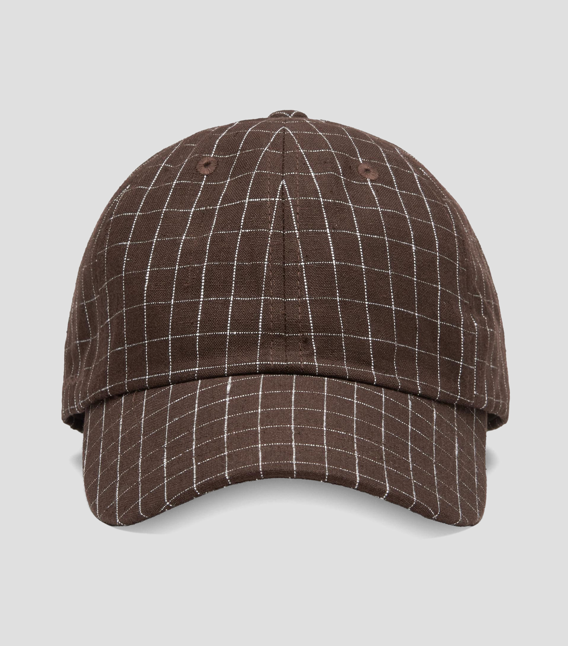 Gorra a cuadros Mujer